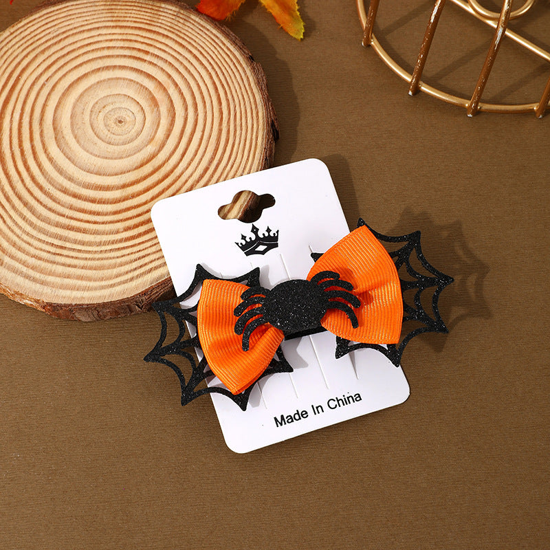 Wholesale Halloween Party Festive Atmosphere Dress Up Bow Props Hairpin